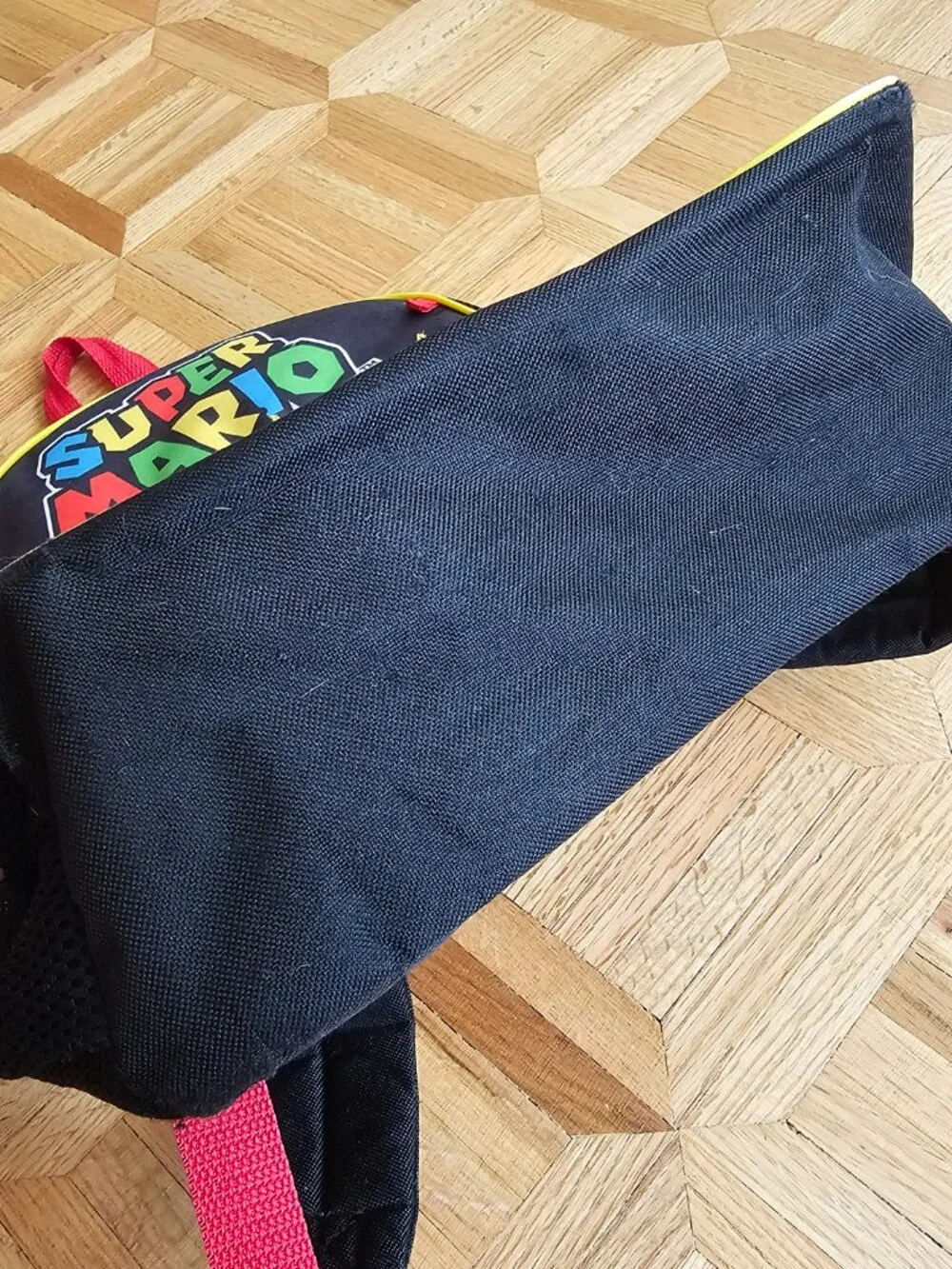 Bioworld Nintendo Super Mario Kids Backpack with Pencil Pouch Yoshi Toad Black